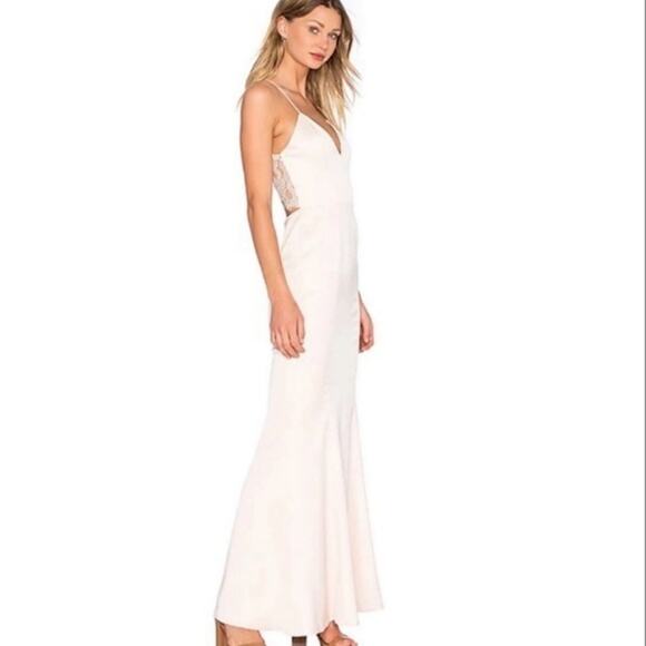 Lovers + Friends The Paris Lace Silky Fairy Romantic Ethereal Slip Dress 4 NWT - Picture 3 of 13